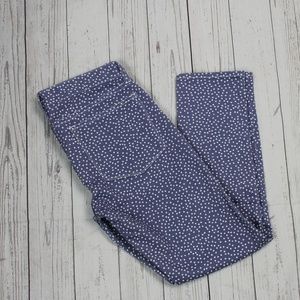 J.Crew Toothpick Pants Polka Dot Ankle Skinny 27
